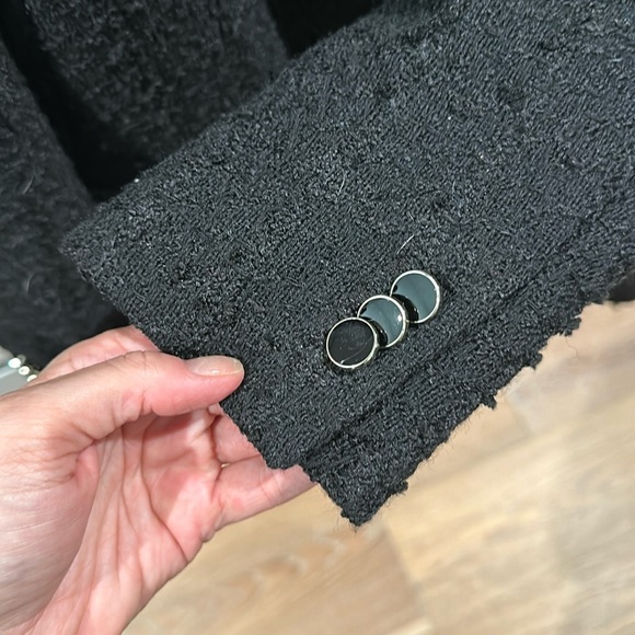 HM black boucle blazer - Picture 3 of 4